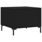 vidaXL Mesa de centro madera contrachapada negro 50x50x40 cm vidaXL Mesa de centro madera contrachapada negro 50x50x40 cm