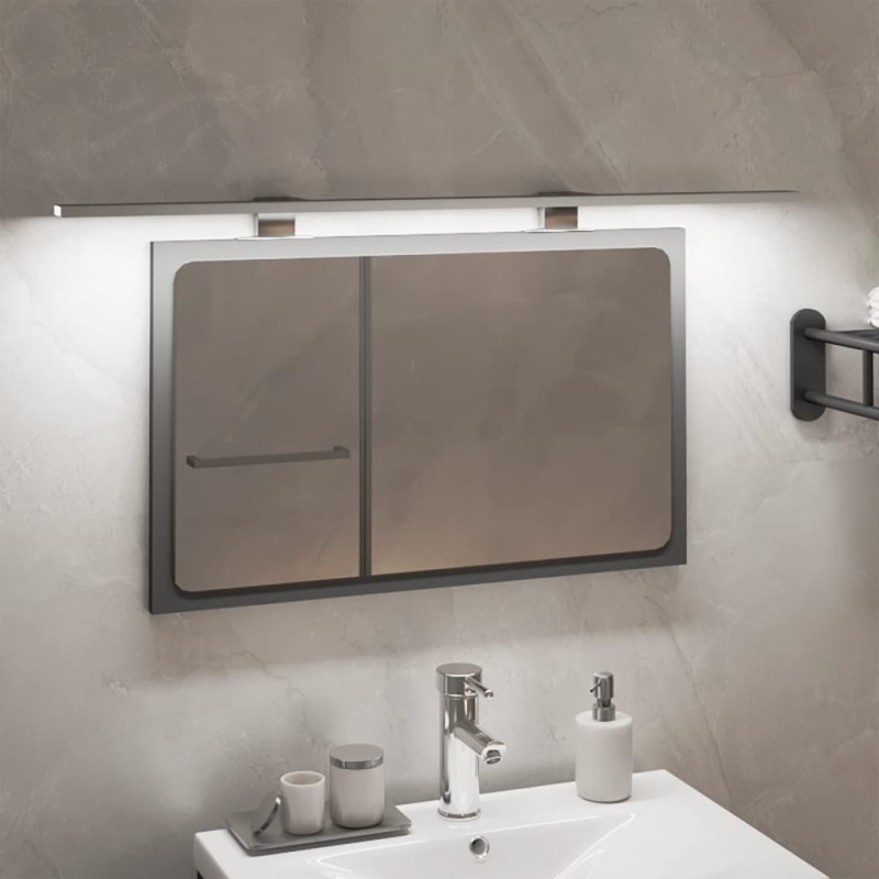 vidaXL Lámpara de espejo LED blanco frío 13 W 6000 K 80 cm vidaXL Lámpara de espejo LED blanco frío 13 W 6000 K 80 cm