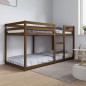 vidaXL Sofá cama madera maciza de pino marrón miel 90x200 cm vidaXL Sofá cama madera maciza de pino marrón miel 90x200 cm
