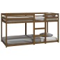 vidaXL Sofá cama madera maciza de pino marrón miel 90x200 cm vidaXL Sofá cama madera maciza de pino marrón miel 90x200 cm