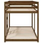 vidaXL Sofá cama madera maciza de pino marrón miel 90x200 cm vidaXL Sofá cama madera maciza de pino marrón miel 90x200 cm