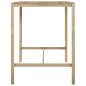 vidaXL Mesa de bar de madera de pino impregnada 110x100x110 cm vidaXL Mesa de bar de madera de pino impregnada 110x100x110 cm