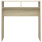 vidaXL Mesa consola madera contrachapada roble Sonoma 78x30x80 cm