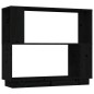 vidaXL Estantería/divisor de espacios madera de pino negro 80x25x70 cm vidaXL Estantería/divisor de espacios madera de pino negro 80x25x70 cm