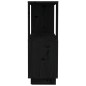 vidaXL Estantería/divisor de espacios madera de pino negro 80x25x70 cm vidaXL Estantería/divisor de espacios madera de pino negro 80x25x70 cm