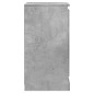 vidaXL Aparador de madera contrachapada gris hormigón 37,5x35,5x67,5cm