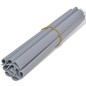 vidaXL Panel de valla de PVC gris claro 70x0,19 m vidaXL Panel de valla de PVC gris claro 70x0,19 m