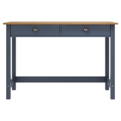 vidaXL Mesa consola Hill con 2 cajones madera pino 110x45x74 cm