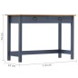 vidaXL Mesa consola Hill con 2 cajones madera pino 110x45x74 cm vidaXL Mesa consola Hill con 2 cajones madera pino 110x45x74 cm