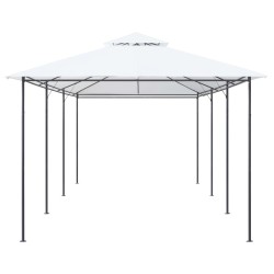 vidaXL Cenador 600x298x270 cm blanco 180g/m²