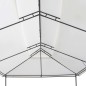 vidaXL Cenador 600x298x270 cm blanco 180g/m² vidaXL Cenador 600x298x270 cm blanco 180g/m²