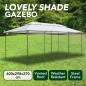 vidaXL Cenador 600x298x270 cm blanco 180g/m² vidaXL Cenador 600x298x270 cm blanco 180g/m²