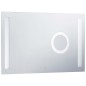 vidaXL Espejo de pared de baño con LED y sensor táctil 100x60 cm vidaXL Espejo de pared de baño con LED y sensor táctil 100x60 cm