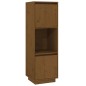 vidaXL Aparador alto de madera maciza de pino marrón miel 38x35x117 cm vidaXL Aparador alto de madera maciza de pino marrón miel 38x35x117 cm