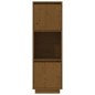vidaXL Aparador alto de madera maciza de pino marrón miel 38x35x117 cm vidaXL Aparador alto de madera maciza de pino marrón miel 38x35x117 cm