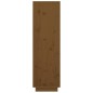 vidaXL Aparador alto de madera maciza de pino marrón miel 38x35x117 cm vidaXL Aparador alto de madera maciza de pino marrón miel 38x35x117 cm