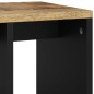 vidaXL Mesa auxiliar madera maciza mango y tecnológica 40x31x46 cm vidaXL Mesa auxiliar madera maciza mango y tecnológica 40x31x46 cm
