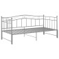 vidaXL Estructura de sofá cama extraíble de metal gris 90x200 cm vidaXL Estructura de sofá cama extraíble de metal gris 90x200 cm