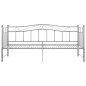 vidaXL Estructura de sofá cama extraíble de metal gris 90x200 cm vidaXL Estructura de sofá cama extraíble de metal gris 90x200 cm