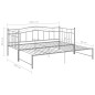 vidaXL Estructura de sofá cama extraíble de metal gris 90x200 cm vidaXL Estructura de sofá cama extraíble de metal gris 90x200 cm