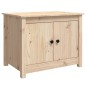 vidaXL Mesa de centro de madera maciza de pino 71x49x55 cm vidaXL Mesa de centro de madera maciza de pino 71x49x55 cm