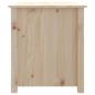 vidaXL Mesa de centro de madera maciza de pino 71x49x55 cm vidaXL Mesa de centro de madera maciza de pino 71x49x55 cm