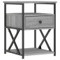 vidaXL Mesitas noche 2 uds madera ingeniería gris Sonoma 40x42x55 cm vidaXL Mesitas noche 2 uds madera ingeniería gris Sonoma 40x42x55 cm