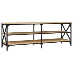 vidaXL Mueble para TV madera contrachapada roble Sonoma 140x40x50 cm