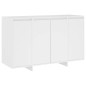 vidaXL Aparador de madera contrachapada blanco 120x41x75 cm vidaXL Aparador de madera contrachapada blanco 120x41x75 cm