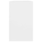 vidaXL Aparador de madera contrachapada blanco 120x41x75 cm vidaXL Aparador de madera contrachapada blanco 120x41x75 cm