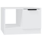 vidaXL Mesa de centro madera contrachapada blanco 50x50x36 cm vidaXL Mesa de centro madera contrachapada blanco 50x50x36 cm