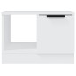 vidaXL Mesa de centro madera contrachapada blanco 50x50x36 cm vidaXL Mesa de centro madera contrachapada blanco 50x50x36 cm