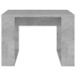vidaXL Mesa de centro madera de ingeniería gris hormigón 50x50x35 cm vidaXL Mesa de centro madera de ingeniería gris hormigón 50x50x35 cm