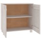 vidaXL Aparador HAMAR madera maciza de pino blanca 85x35x80 cm vidaXL Aparador HAMAR madera maciza de pino blanca 85x35x80 cm