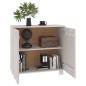 vidaXL Aparador HAMAR madera maciza de pino blanca 85x35x80 cm vidaXL Aparador HAMAR madera maciza de pino blanca 85x35x80 cm