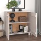 vidaXL Aparador HAMAR madera maciza de pino blanca 85x35x80 cm vidaXL Aparador HAMAR madera maciza de pino blanca 85x35x80 cm