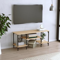 vidaXL Mueble de TV madera contrachapada roble Sonoma 102x35x45,5 cm