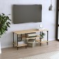 vidaXL Mueble de TV madera contrachapada roble Sonoma 102x35x45,5 cm