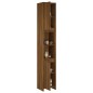vidaXL Armario de baño madera contrachapada roble marrón 30x30x183,5cm vidaXL Armario de baño madera contrachapada roble marrón 30x30x183,5cm