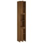 vidaXL Armario de baño madera contrachapada roble marrón 30x30x183,5cm vidaXL Armario de baño madera contrachapada roble marrón 30x30x183,5cm
