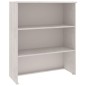 vidaXL Aparador superior HAMAR madera maciza pino blanco 85x35x100 cm vidaXL Aparador superior HAMAR madera maciza pino blanco 85x35x100 cm