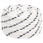 vidaXL Cuerda para barco trenzada poliéster blanco 16 mmx25 m