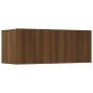 vidaXL Set de muebles para TV 5 pzas madera contrachapada roble marrón