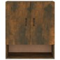 vidaXL Armario de pared madera contrachapada roble ahumado 60x31x70 cm vidaXL Armario de pared madera contrachapada roble ahumado 60x31x70 cm