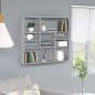 vidaXL Estantería de pared contrachapada gris Sonoma 90x16x78 cm vidaXL Estantería de pared contrachapada gris Sonoma 90x16x78 cm