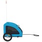 vidaXL Remolque de bicicleta mascotas hierro tela Oxford azul vidaXL Remolque de bicicleta mascotas hierro tela Oxford azul