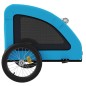vidaXL Remolque de bicicleta mascotas hierro tela Oxford azul vidaXL Remolque de bicicleta mascotas hierro tela Oxford azul