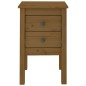 vidaXL Mesitas de noche 2 uds madera de pino marrón miel 40x35x61,5 cm vidaXL Mesitas de noche 2 uds madera de pino marrón miel 40x35x61,5 cm