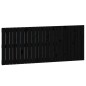 vidaXL Cabecero de cama de pared madera maciza pino negro 147x3x60 cm vidaXL Cabecero de cama de pared madera maciza pino negro 147x3x60 cm