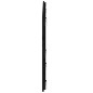 vidaXL Cabecero de cama de pared madera maciza pino negro 147x3x60 cm vidaXL Cabecero de cama de pared madera maciza pino negro 147x3x60 cm
